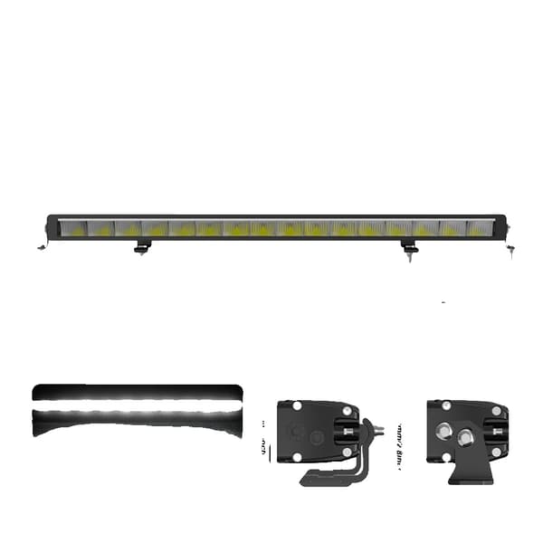 LED Lysbar, Én Række Design, IP68 Vandtæt,33 En række med tråd
