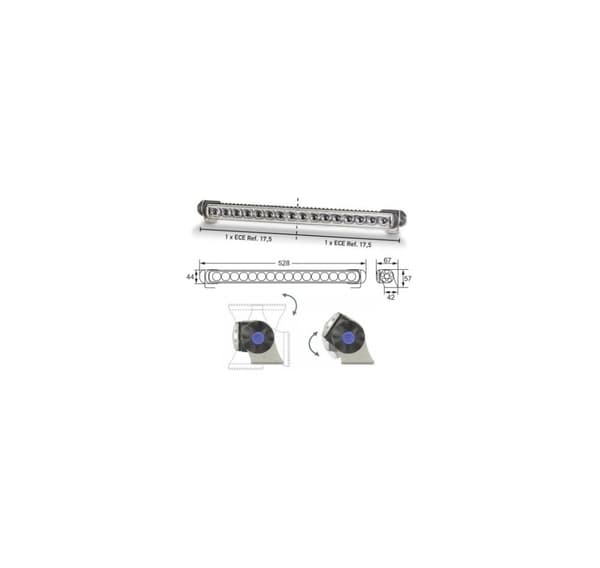 Hella LED470 Single Twin helljus ref.35