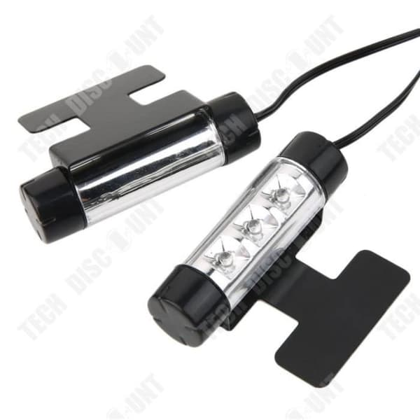 TD® dekorativt tillbehör/ biltillbehörslampa 4 x 12 V 3 LED dekorativ bilinteriör