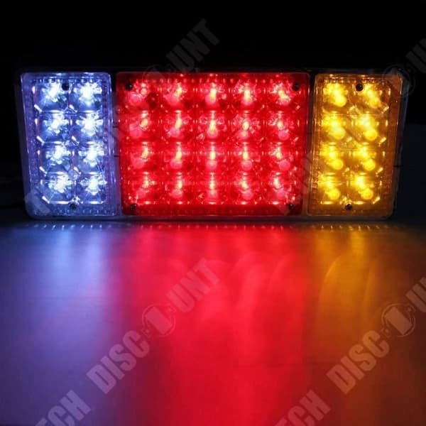 TD® Set med 2 LED-bakljus stoppindikator / 2 x 12 v 36 LED-bakljus stoppindikator Båt Bilsläp lastbil