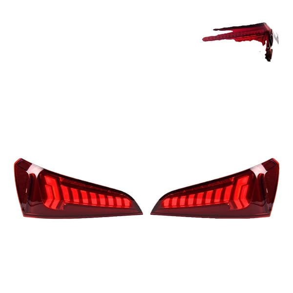 Audi Q5 LED Baglygter, Dynamisk Signal, Holdbart PPD Materiale,For 2013-2018