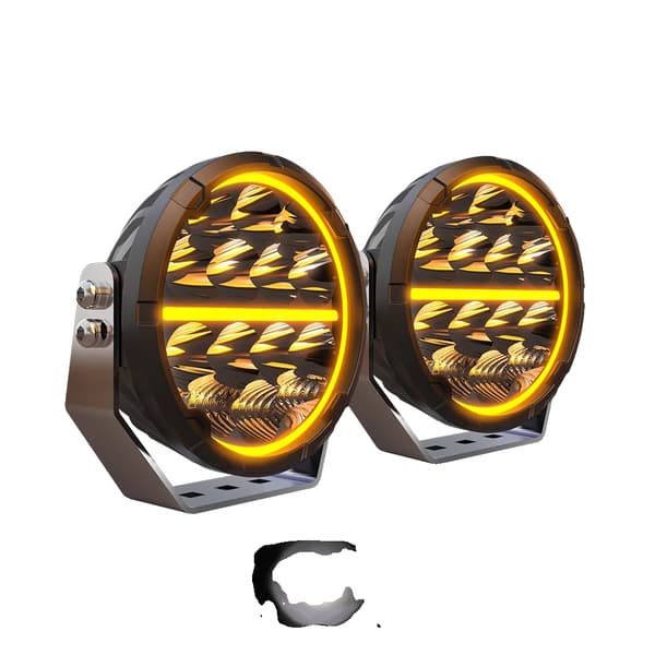 6,5" LED Offroad Lygter, 60000LM Lysstyrke, Kombineret Strålevinkel,2PC 6,5 tommer Lys