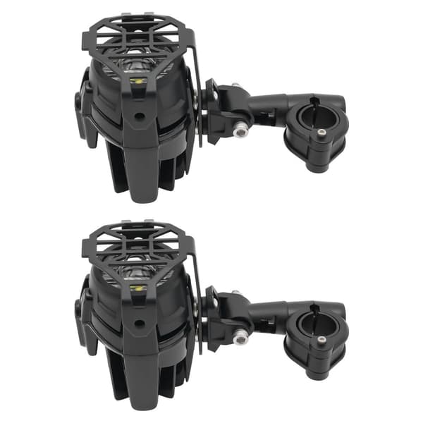 40W Motorcykel Dimljus, Hållbar Aluminium, Universell Passform,svart