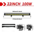 Miniatyrbillede 2 af 2: LED Lysbar, 6500K Farvetemperatur, IP68 Vandtæt Vurdering,22tommer