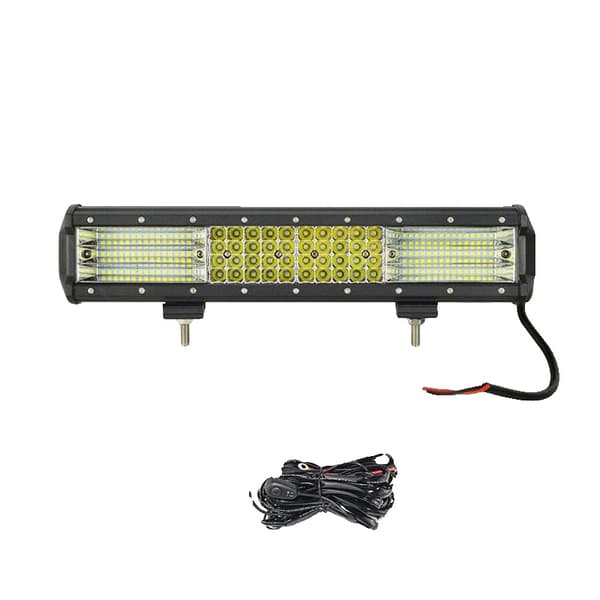 LED -ljusstång, ljus belysning, hållbar design,15IN med tråd