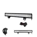 Miniatyrbild 1 av 2: LED-ljusramp, dubbelradig design, 6000K färgtemperatur,22in 144W ledning