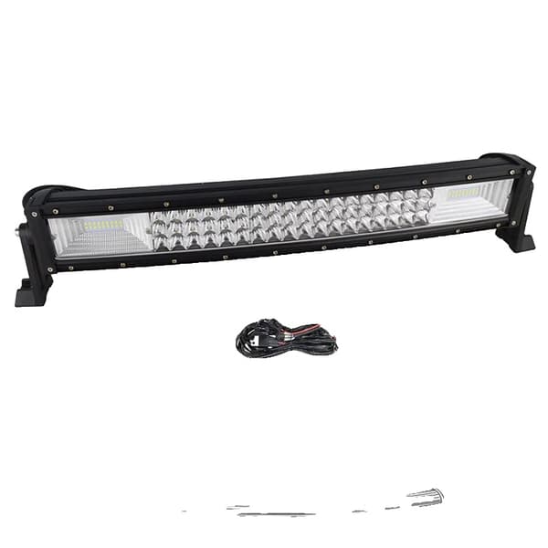 LED -ljusfält, böjd design, alternativ för flera längder,22in med kablage