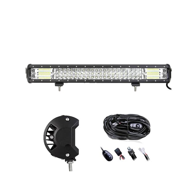 LED Work Light Bar, Combo Beam Design, Hållbar konstruktion,7D 23in med tråd