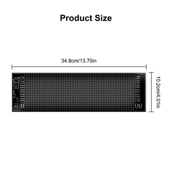 LED-näyttöpaneeli, joustava räätälöinti, useita kokovaihtoehtoja,102mm