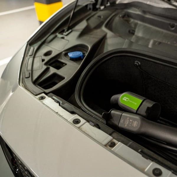 EV Type 2 7,2kW 5m kabel til opladning af Tesla Model 3/S/X, Leaf, i3, ID.3, e-208, e-Up!, Citigo iV, Kona.