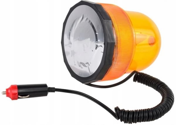 BLINKANDE LAMPA VARNINGSTAKLAMPA 12V 24V 24 LED KRAFTFULL FÖR TRAKTÖR BIL