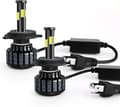 Miniatyrbillede 7 af 11: H7 LED-pærer til biler, lastbiler, 2 stk. 58W Canbus 6500K, hvide