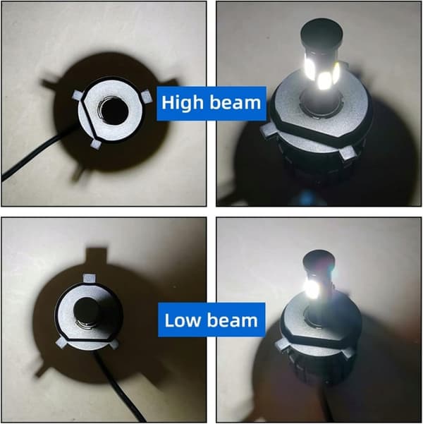 H7 LED-pærer til biler, lastbiler, 2 stk. 58W Canbus 6500K, hvide