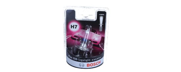 BOSCH GIGALIGHT PÆRE +150 H7 12V 55W BLISTERPAKKE