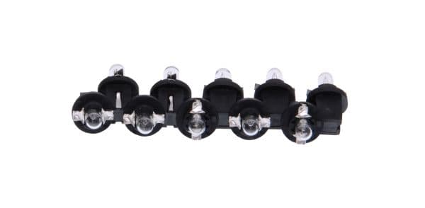 MAXGEAR BAX-POLTTIMO 12V/1.2W 8.5D MUSTA (MUOVIPOHJAISELLA) 10 KPL