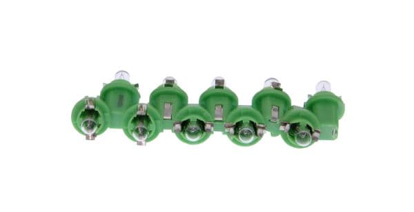 MAXGEAR BAX PÆRE 12V/2W 8.5D GRØN (MED PLASTBASIS) 10 STK.