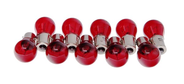 MAXGEAR-GLOLDPR21W 12V/21W BAW15S RÖD SET 10 DELAR (FORD, OPEL, CITROEN, SAAB)