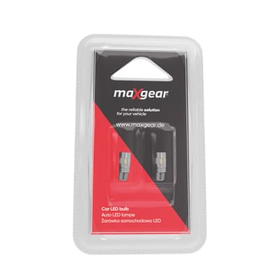 MAXGEAR LED-LAMPA W3W 12V/2.5W HELGLAS T10 SMD BETRAKTNINGSVINKEL 360° BLISTER 2 ST !!!!LED!!!!