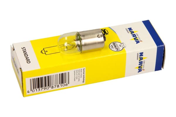 NARVA-Glödlampa R5W 24V/5W BA15S (med metallbas) 10 st
