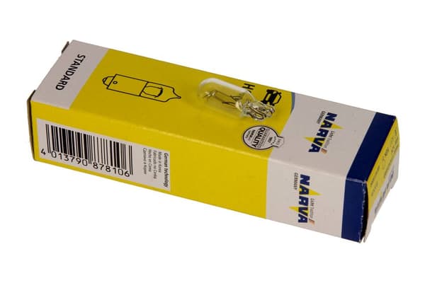 NARVA-Glödlampa W5W 24V/5W (helglas) 10 st