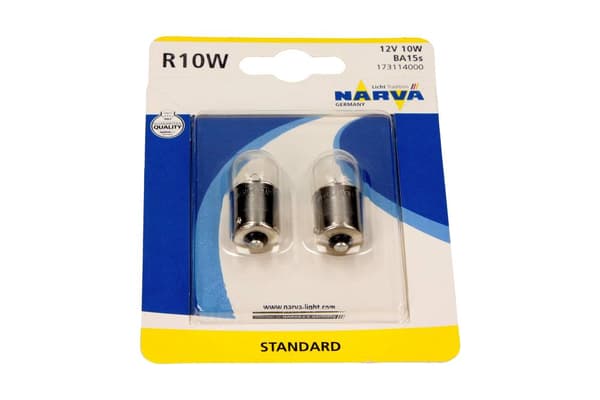 NARVA-POLTTIMO R10W 12V/10W BA15S 2 KPL KPL KPL HINTA 2 KPL:LLE