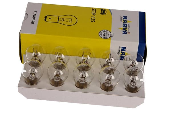 NARVA PÆRE P25 BA15D 12V/21/5W (STOP) 10 STK (INGEN ECE)
