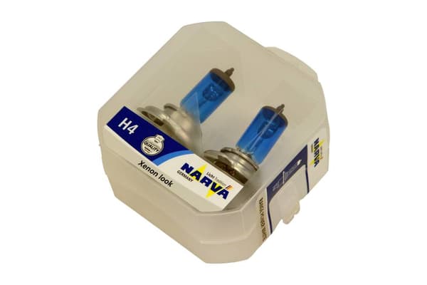 NARVA Glödlampa H4 12V/60/55W Xenon Set 2 delar Range Power Vit (ingen ECE)
