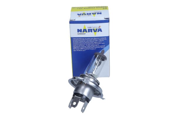 NARVA PÆRE H4 12V/60/55W +50% 1 STK. RÆKKEVIDDE EFFEKT
