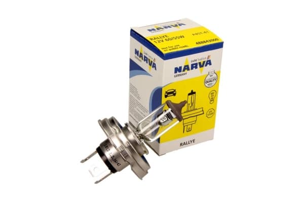 NARVA-GLODPLATA H4 12V/60/55W P45T 1 ST. RALLYE (INGEN ECE)