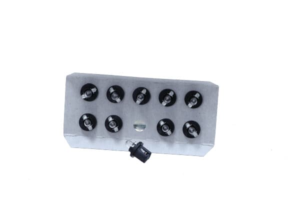 OSRAM BAX-LAMPA 12V/1,2W 8,5D SVART (MED PLASTBAS) 10 ST.