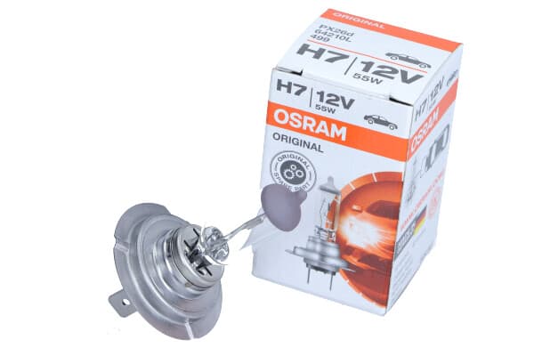 OSRAM PÆRE H7 12V/55W PX26D LANG LEVETID