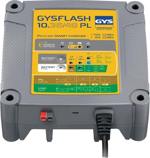 GYS FLASH 10.36/48 PL 027060 automaattinen laturi 36 V, 48 V (027060)