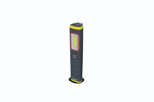 UV-työpajalamppu PILLAR, valonlähde CRI>0.95/UV LED, valoteho 180/250/500lm, teho: 5W, akun kapasiteetti: 4400mAh, litium, IK07/IP65, USB-C