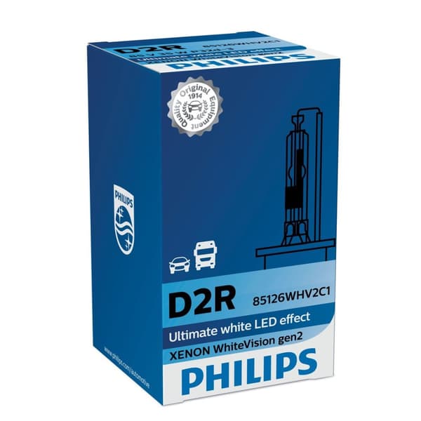 Glödlampa (kartong 1 st.) D2R 85V 35W P32D-3 WhiteVision gen2, vit 5000K