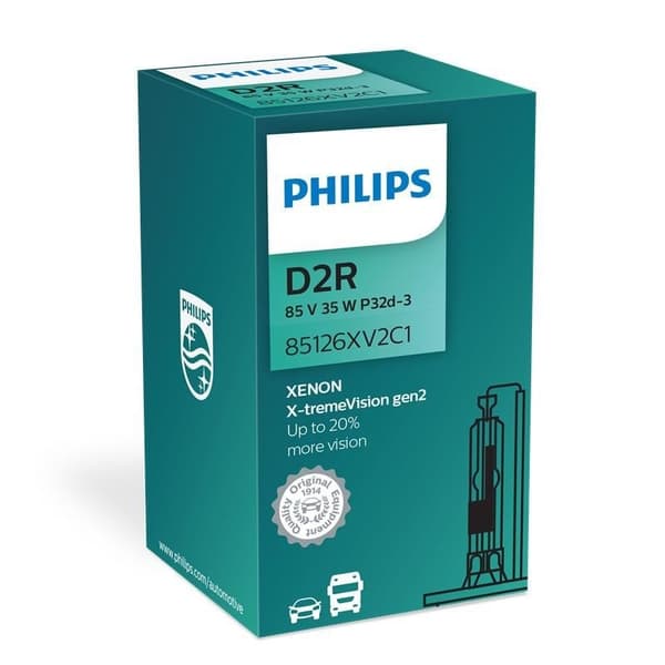 Philips Xenon D2R Xtreme Vision-pære
