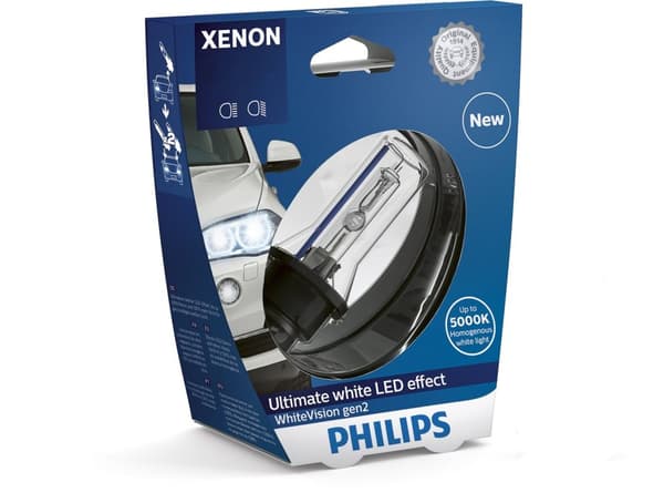 Philips Xenon D3S White Vision-pære