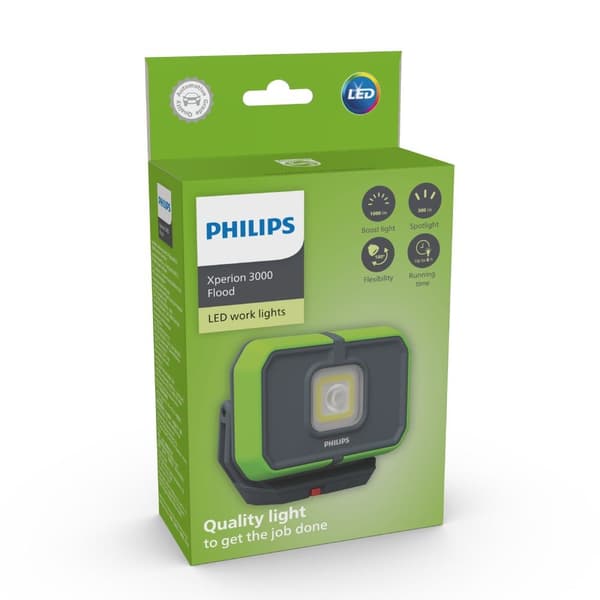 Philips LED Xperion 3000 projektørlampe Grøn, Grå