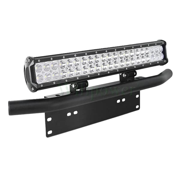 20 Tommer LED Lysbar, 126W Effektudgang, Kombineret Stråledesign,Bar Beslag