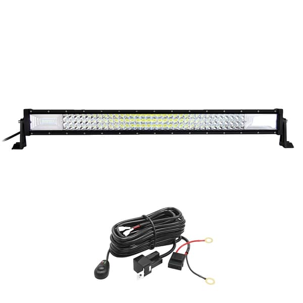 LED lysbjælke, kombinationsstråle, 12V 24V,32inch 405w ledning kit