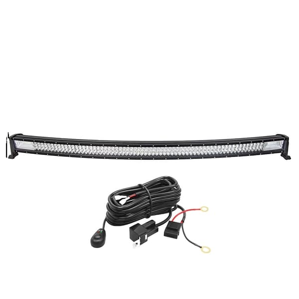 LED-ljusramp, böjd design, offroad-kapacitet,52tum 675w trådkit