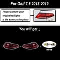 Miniatyrbild 2 av 2: Bakljus, LED-lampor, Biltillbehör,4 ST, För Golf 7.5 Använd, Med Animation
