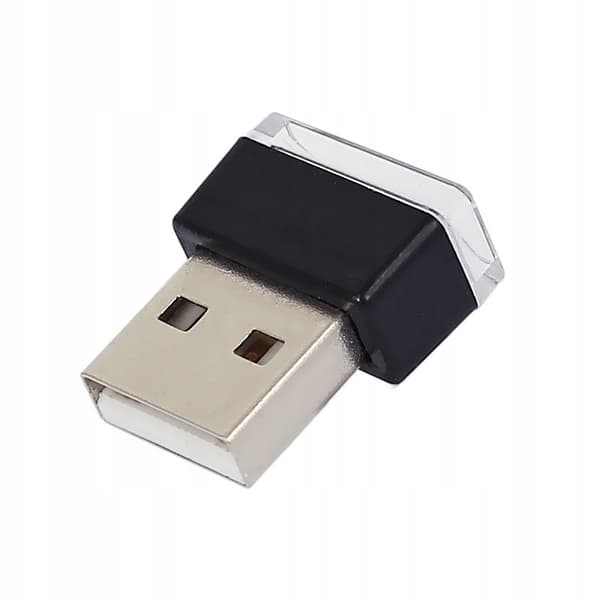 BILLAMPA USB 5V 0,034W MINI RÖD