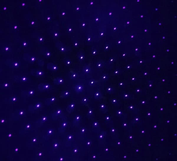USB LED-AUTOPROKTORI TÄHDET SININEN