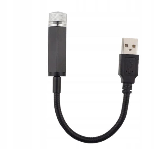 USB LED-AUTOPROKTORI TÄHDET SININEN