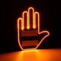 Miniatyrbild 6 av 11: LED-hand för BIL Handgester Signal Hälsning Långfinger