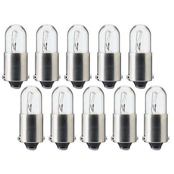 10 BA9S Blinkerlampor - 12V 4W 2800K