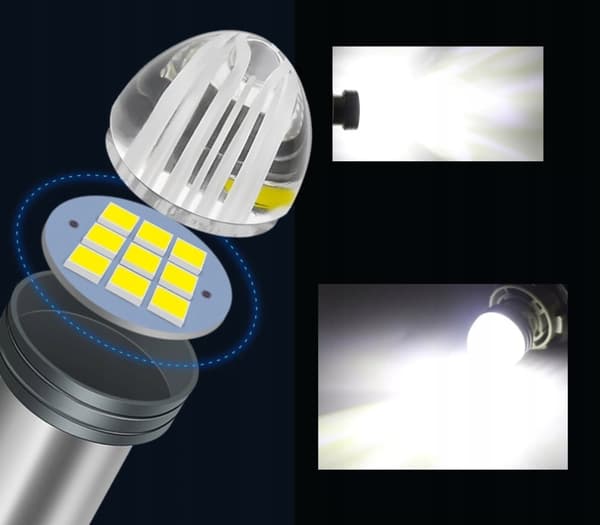 P21W LED XSTORM PÆRE MED BAKLYGTE OG KRAFTIG