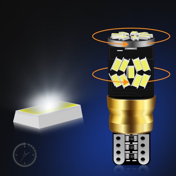LED-LAMPOR W5W T10 PARKERINGS-CANBUS 360° KRAFTFULLA