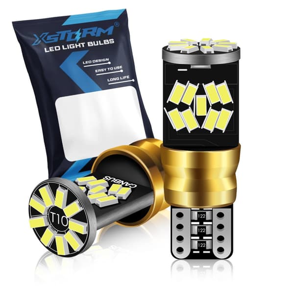 LED-LAMPOR W5W T10 PARKERINGS-CANBUS 360° KRAFTFULLA