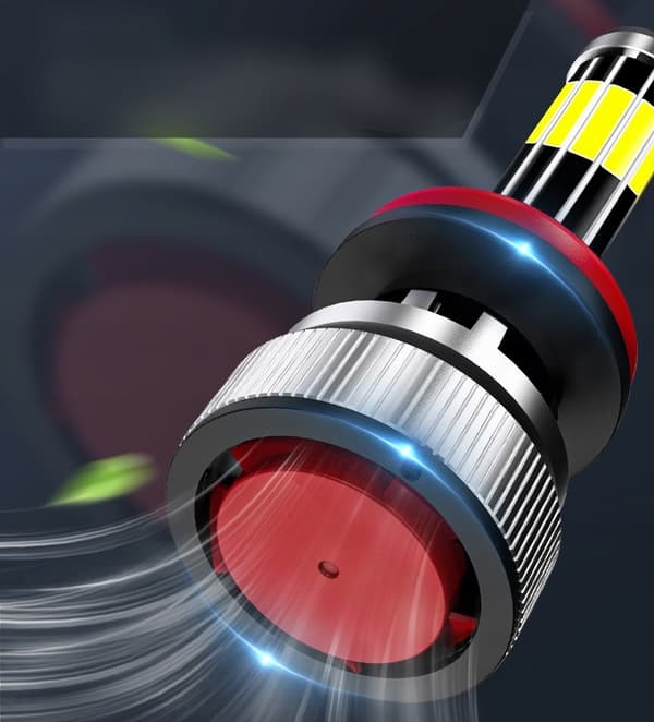 LED-PÆRER H7 X10 120W 360° 20000LM KRAFTIG CANBUS